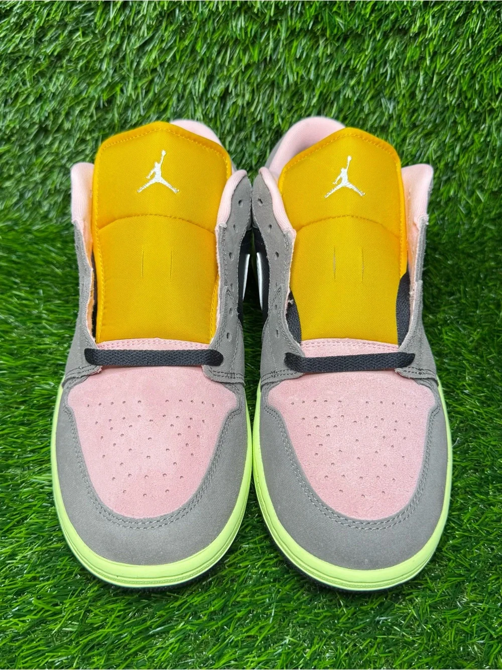 Size 11 - Mens Air Jordan 1 Low Tokyo Bio Hack Pink Brown Sneakers - HQ2010-005